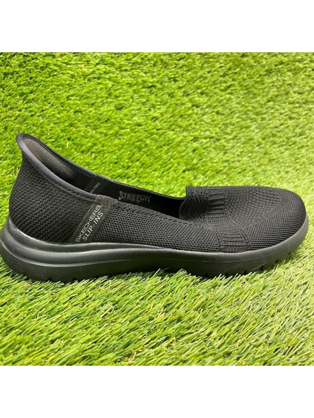 Skechers On-The-GO Flex Camellia Women Size 8 Black Casual Walking Slip On Shoes